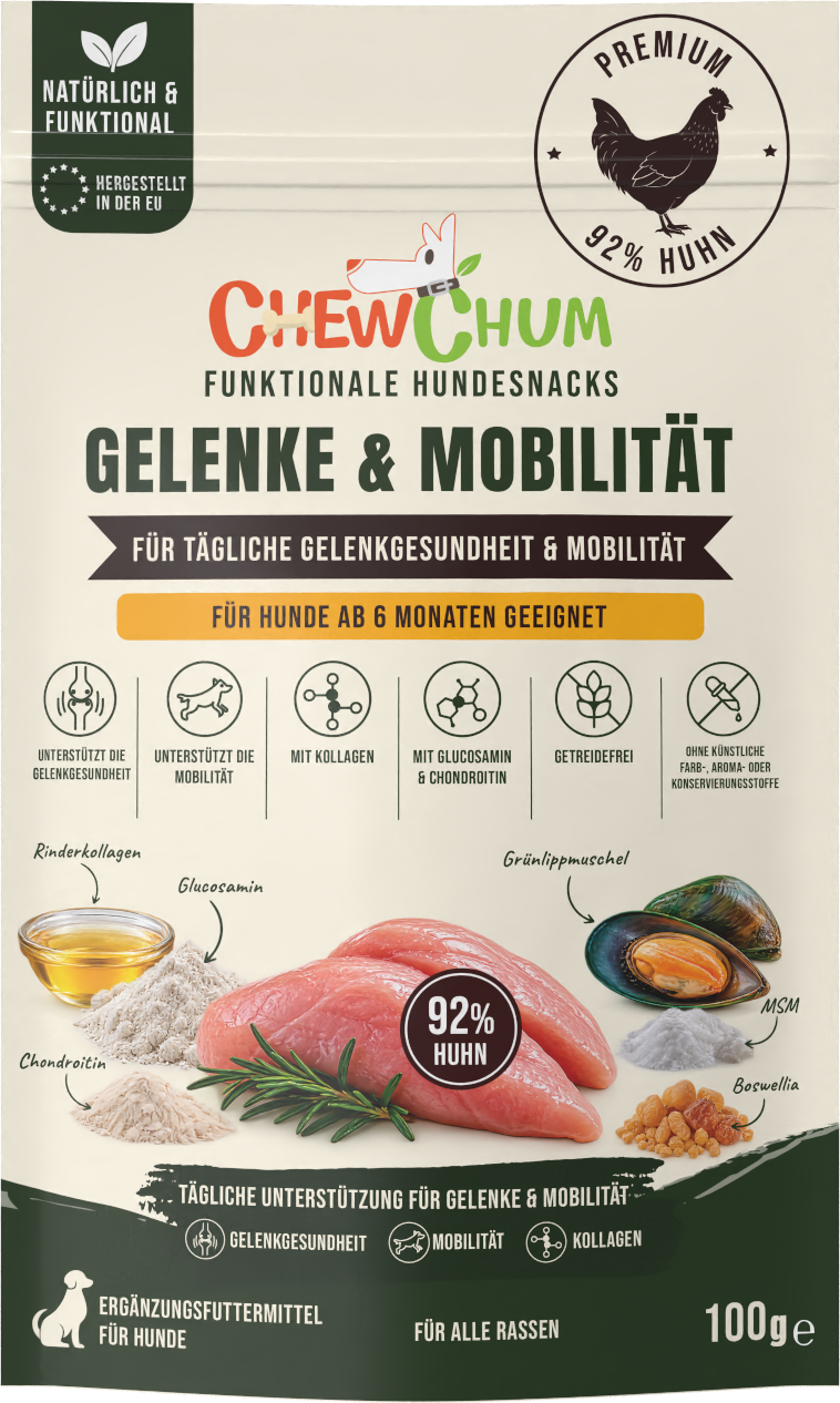 Chicken CHEWCHUM German front and back